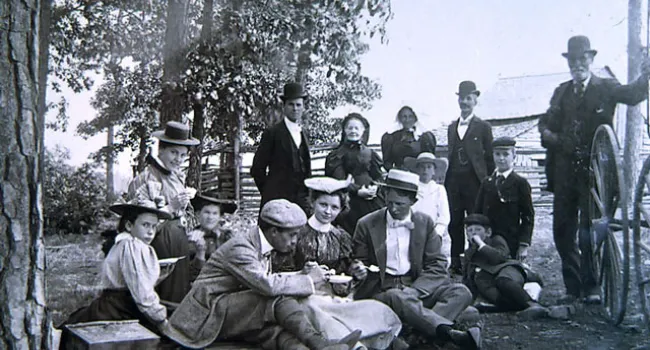 A Picnic Near Rock Hill | History Of SC Slide Collection