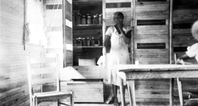 A Jasper County Woman's New Storage Shelves | History Of SC Slide Collection