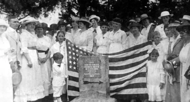 Mrs. Mamie Norris Tillman Dedicates A Historical Marker, 1917 | History Of SC Slide Collection