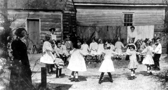 Loulie Shand's Kindergarten Class | History of SC Slide Collection