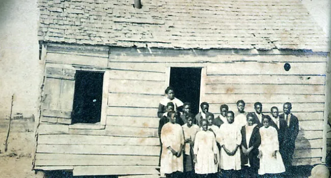 School on Coosaw Island | History of SC Slide Collection