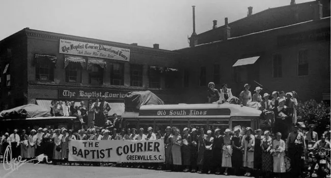 The staff of the "Baptist Courier" | History of SC Slide Collection
