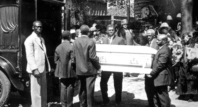 Funeral Conducted by Columbia Firm | History of SC Slide Collection