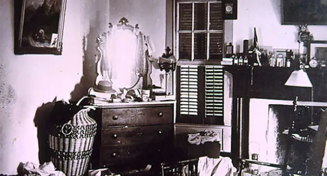 Bedroom Of This Rock Hill Home | History of SC Slide Collection