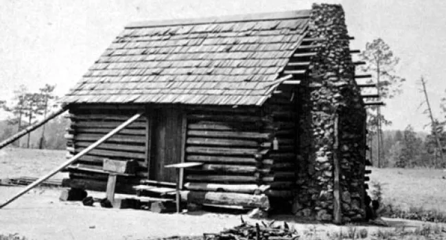 Log Cabin in Aiken | History of SC Slide Collection