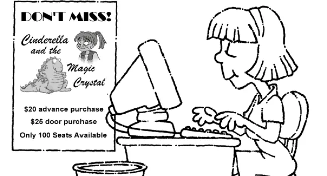 Box Office Manager Coloring Page | Kids Work