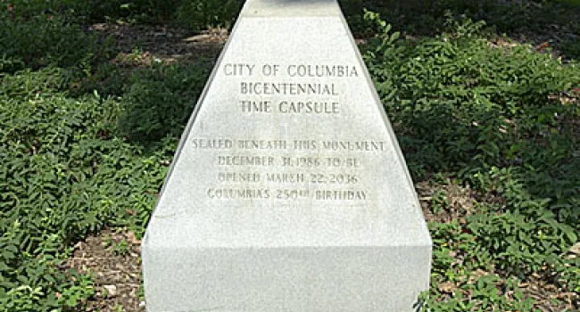 Columbia Bicentennial Time Capsule | The SC State House