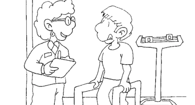 Physical Therapist Coloring Page | Kids Work