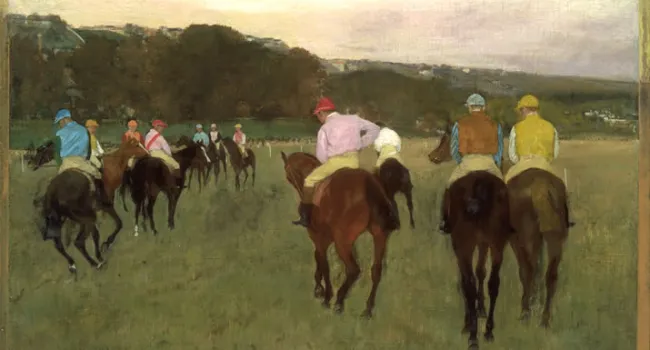 Race Horses at Longchamp | Artopia