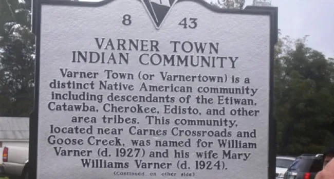 Berkeley County - Varner Town Indian Community