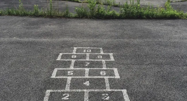 Number Sequence Hopscotch