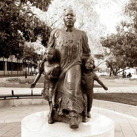 Statue commemorating Dr. Martin Luther King, Jr. 